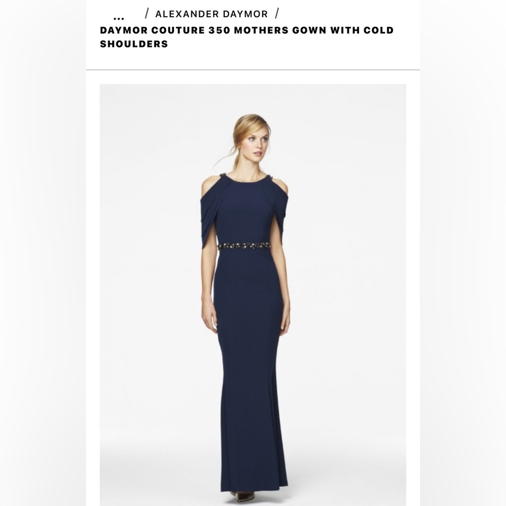 Stunning brand new Alexander by Daymor couture style 350 size 6 in violet